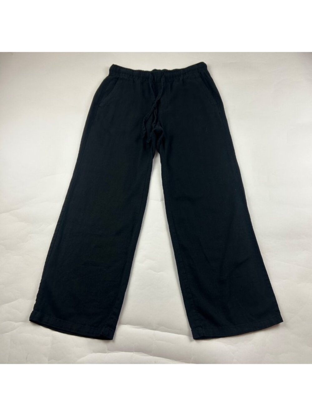 Old Navy Black Linen Blend Wide Leg Lounge Pant XS
